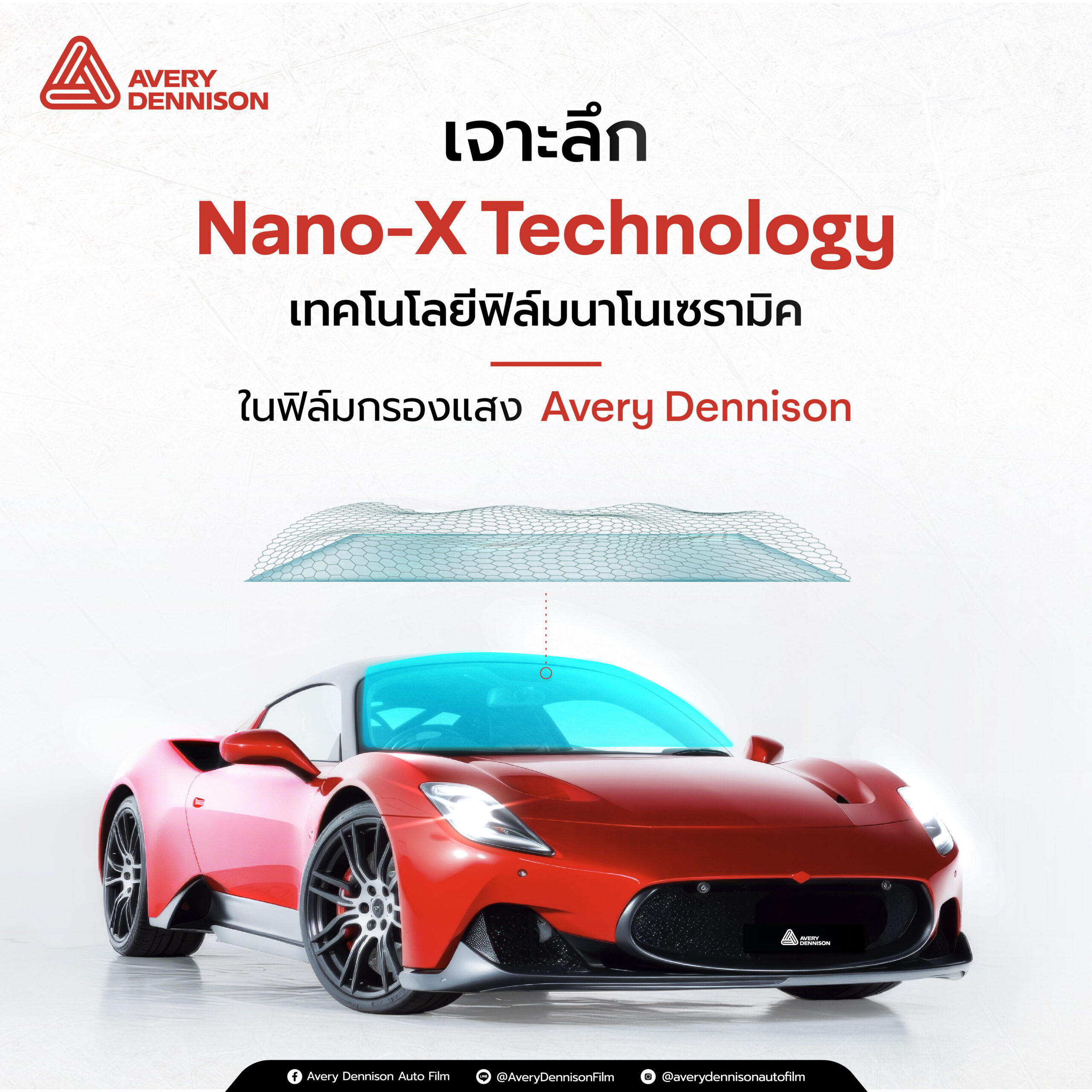 เจาะลึก Nano-X Technology เทคโนโลยีฟิล์มนาโนเซรามิค เอกสิทธิ์จาก Avery Dennison