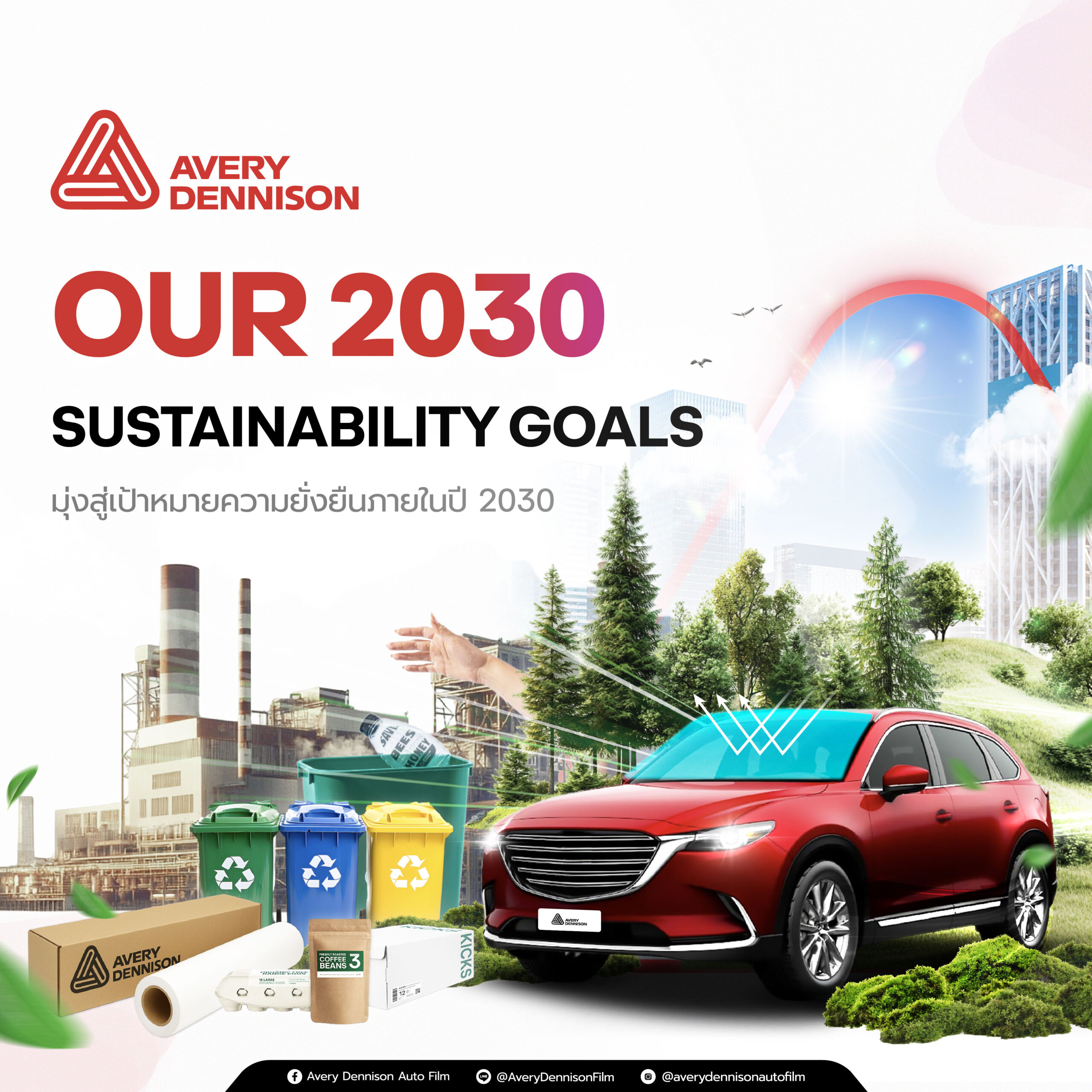 Avery Dennison กับเป้าหมายความยั่งยืน (Sustainability Goals) ปี 2030