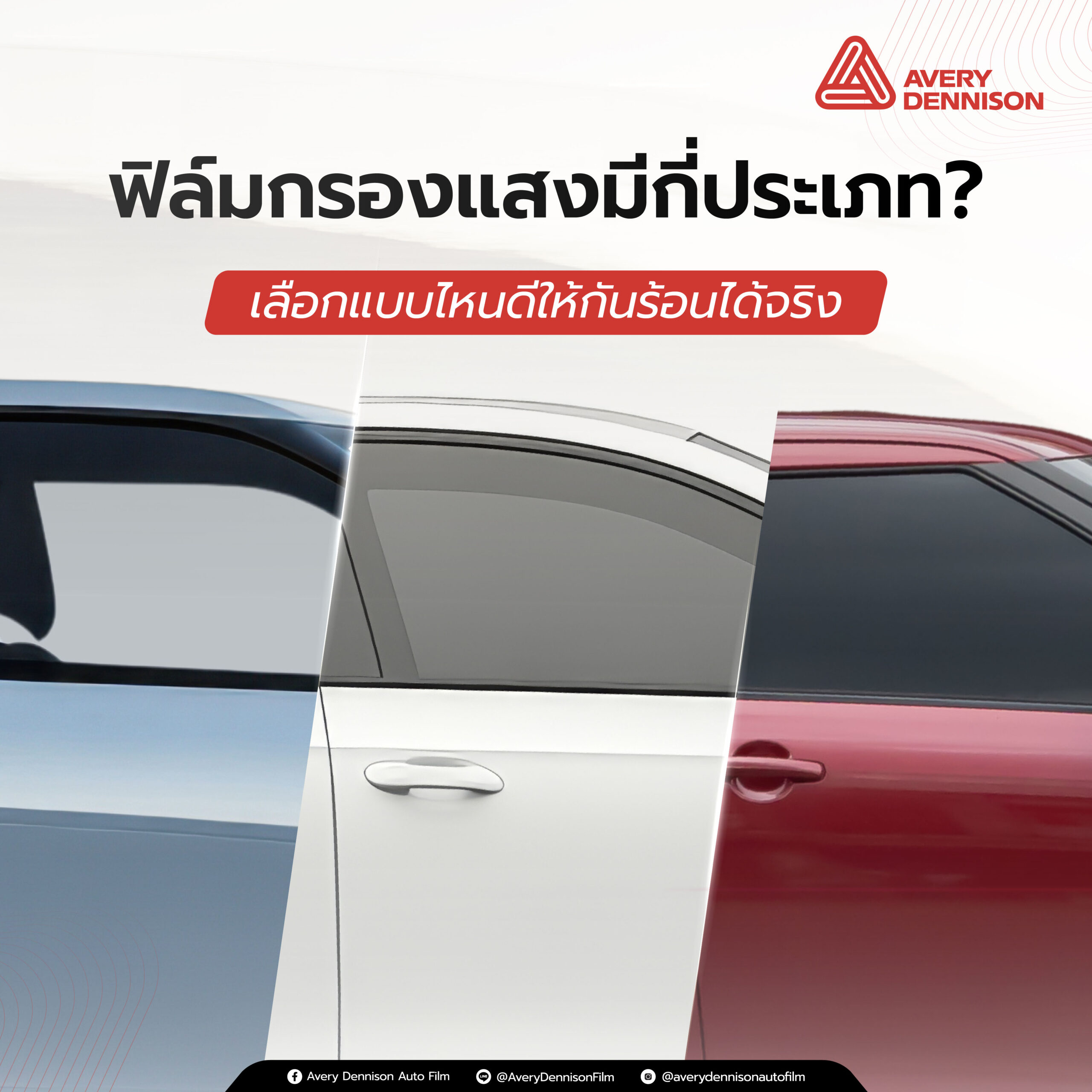 ฟิล์มกรองแสงมีกี่ประเภท? เลือกแบบไหนดีให้กันร้อนได้จริง