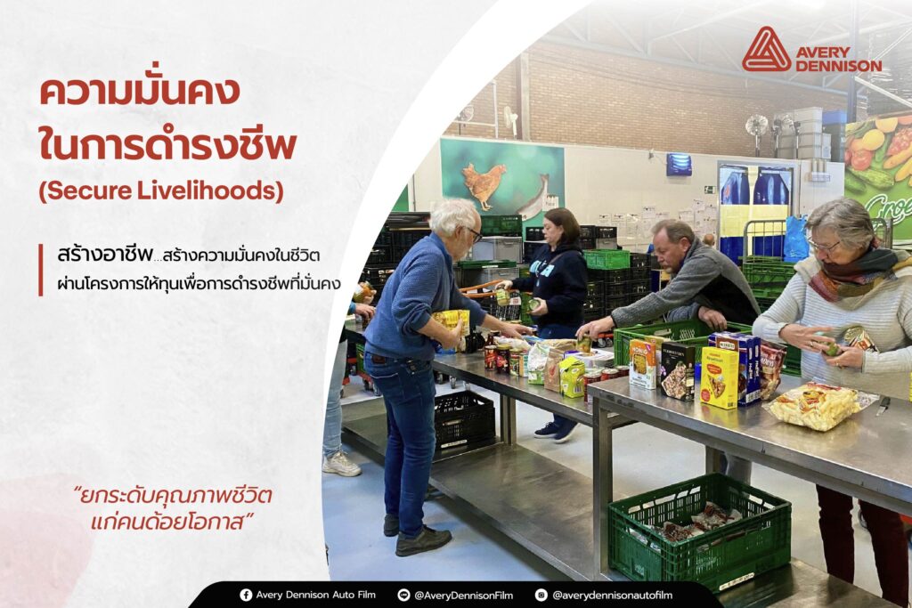 3. ความมั่นคงในการดำรงชีพ (Secure Livelihoods)